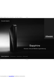 Dynaudio Sapphire Bedienungsanleitung