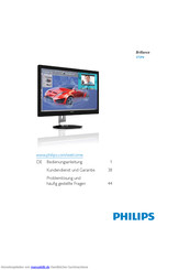 Philips Brilliance 272P4 Bedienungsanleitung