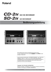 Roland CD-2u Bedienungsanleitung