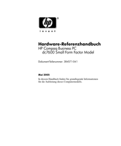 HP dc7600 Compaq Small Form Factor Referenzhandbuch