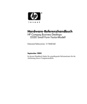 HP D530 Small Form Factor Referenzhandbuch