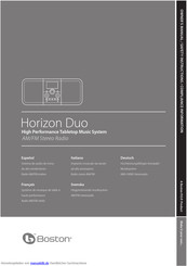 Boston Horizon Duo Bedienungsanleitung