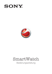 Sony SmartWatch Bedienungsanleitung