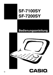 Casio SF-7200SY Bedienungsanleitung