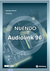 Steinberg Nuendo Audiolink 96 Handbuch