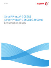 Xerox Phaser 3052 Benutzerhandbuch