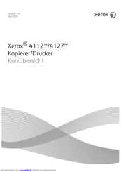 Xerox 4112 Kurzanleitung