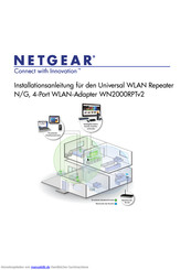 NETGEAR WN2000RPTv2 Installationsanleitung