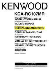 Kenwood KCA-RC107MR Bedienungsanleitung