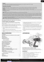 Team Losi TEN-SCBE Brushless 4WD AVC Anleitung