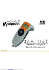 maxpeak SAM-lite2 Benutzerhandbuch