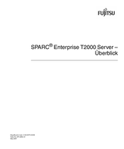 Fujitsu SPARC Enterprise T2000 Anleitung