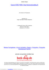 Canon EOS 700D Handbuch