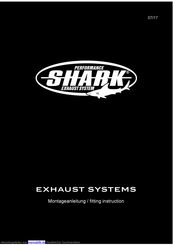 Shark EXHAUST SYSTEM Montageanleitung