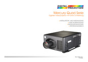 Digital Projection Mercury Quad Serie Bedienungsanleitung