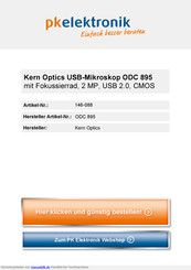 KERN ODC-895 Betriebsanleitung