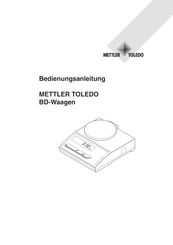 Mettler Toledo BD6000 Bedienungsanleitung