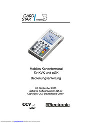 CCV Card Star memo3 Bedienungsanleitung