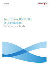 Xerox Color 1000 Benutzerhandbuch