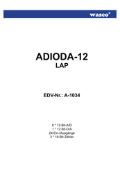 Wasco ADIODA-12 LAP Benutzerhandbuch