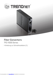 TRENDnet TFC-1000 S50 Anleitung Zur Schnellinstallation