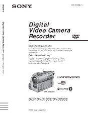 Sony DCR-DVD100E Bedienungsanleitung