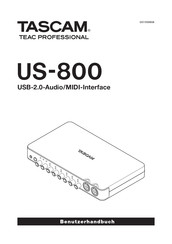 Tascam US-800 Benutzerhandbuch