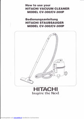 Hitachi CV-300 Bedienungsanleitung
