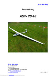 BLUE AIRLINES ASW 28-18 Bauanleitung