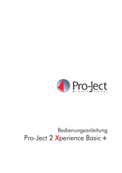 Pro-Ject Audio Systems Essential Bedienungsanleitung