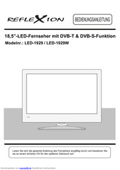 Reflexion LED-1929 Bedienungsanleitung