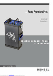Hensel Porty Premium Plus Bedienungsanleitung