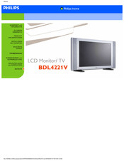 Philips BDL4221V Handbuch