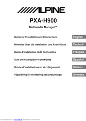 Alpine PXA-H900 Installationsanleitung