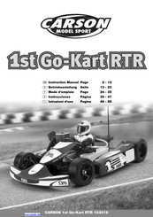 Carson 1st Go-Kart RTR Betriebsanleitung