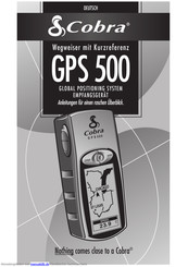 Cobra GPS 500 Kurzanleitung