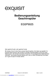 Exquisit EGSP9025 Bedienungsanleitung