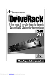 dbx 241 Bedienungsanleitung