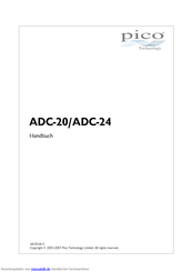 PICO ADC-20 Handbuch