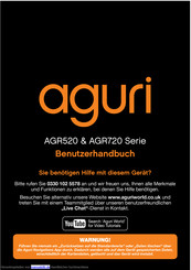 Aguri AGR720 TNG Benutzerhandbuch