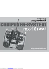 GRAUPNER mx-16 HOTT Handbuch
