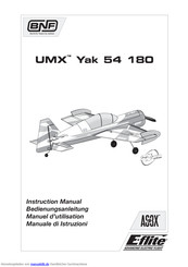 Horizon Hobby UMX Yak 54 180 Bedienungsanleitung