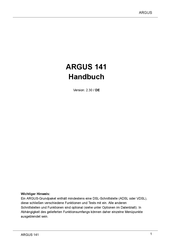 Argus 141 Handbuch