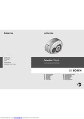 Bosch Active Line Originalbetriebsanleitung