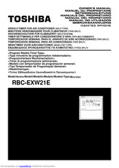Toshiba RBC-EXW21E Betriebsanleitung