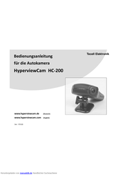Tecell Elektronik HyperviewCam HC-200 Bedienungsanleitung