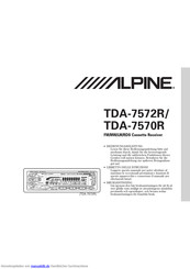 Alpine TDA-7570R Bedienungsanleitung