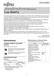 Fujitsu fi-6750S Bedienungsanleitung