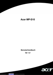 Acer MP-S10 Benutzerhandbuch