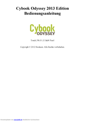 Bookeen Cybook Odyssey 2013 Edition Bedienungsanleitung